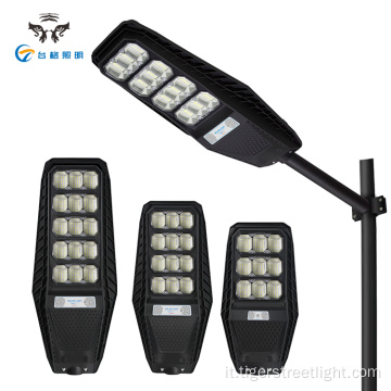 Lampione solare a led integrato da esterno IP65